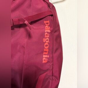 Patagonia Magenta and Orange Atom 8L Backpack